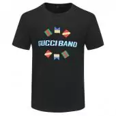 gucci 2020 new t-shirt pas cher gucci band flag cotton